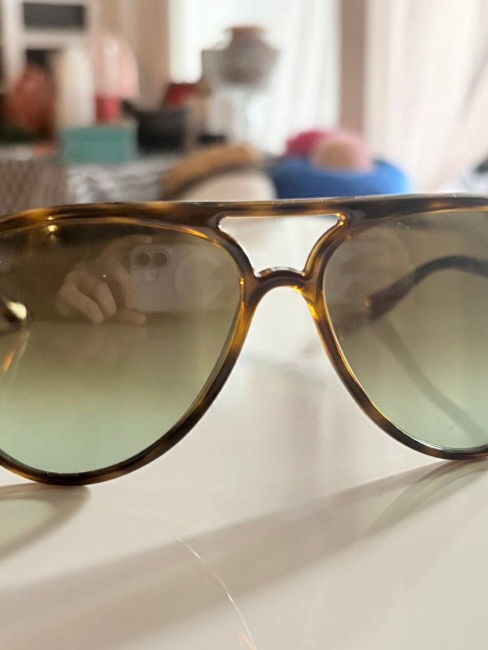 Ray-Ban Cats 5000 RB4125 Havana Tortoise Green Gradient Sunglasses - Picture 2 of 9